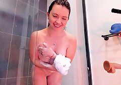 sexy petite dancing in the shower singing for you p07