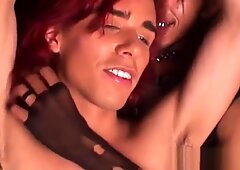 Red haired bottom ass pounded by his vampire master