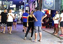 Pattaya Ambled ulice Noční život 2019 (THAJKY DÍVKY)